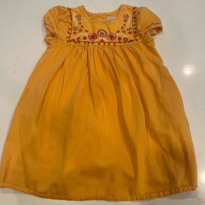 Peek 6-7 year orange dress